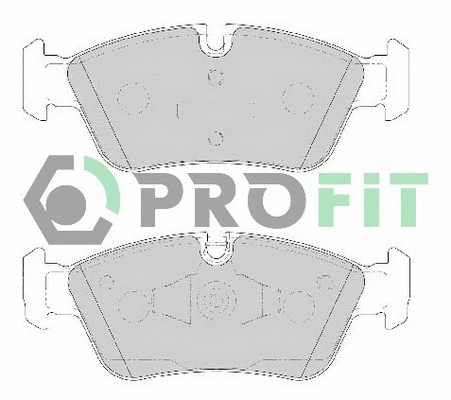 Brake Pad Set, disc brake (5000-1751 C)