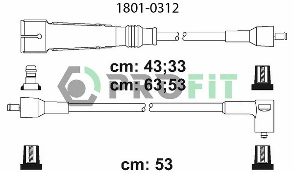 Ignition Cable Kit (1801-0312)