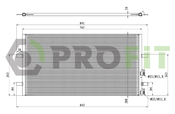 Condenser, air conditioning (1770-0436)