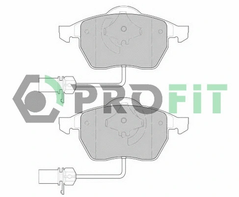 Brake Pad Set, disc brake (5000-1323)
