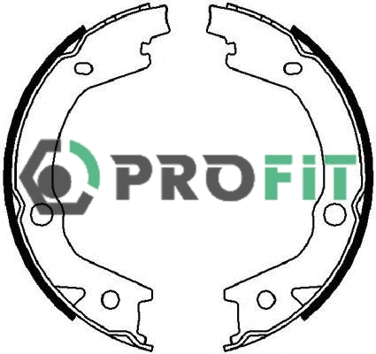 Brake Shoe Set (5001-4021)