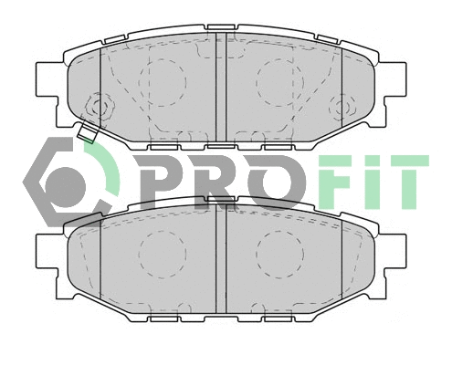Brake Pad Set, disc brake (5000-1947)