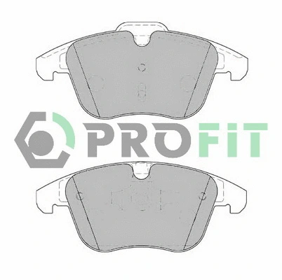 Brake Pad Set, disc brake (5000-1897)