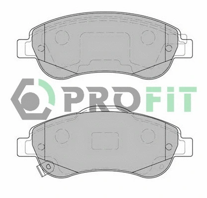 Brake Pad Set, disc brake (5000-2005)
