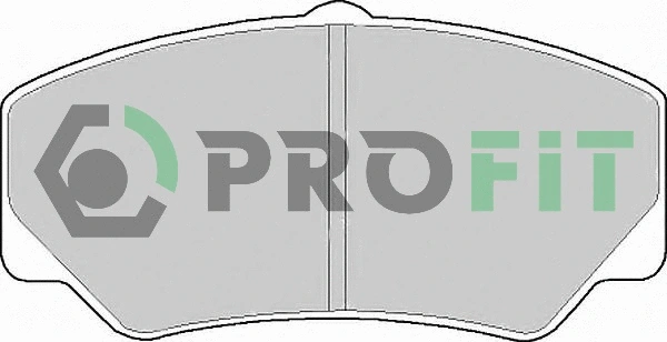 Brake Pad Set, disc brake (5000-0450)