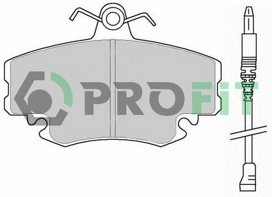 Brake Pad Set, disc brake (5000-0845)