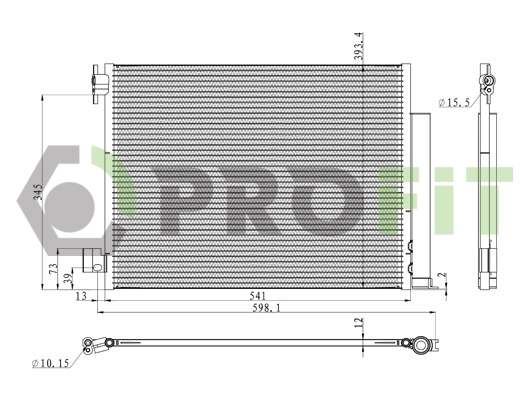 Condenser, air conditioning (1770-0099)