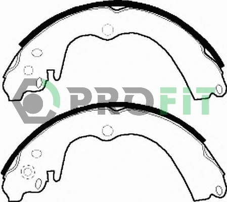 Brake Shoe Set (5001-0339)