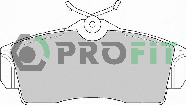 Brake Pad Set, disc brake (5000-1096)