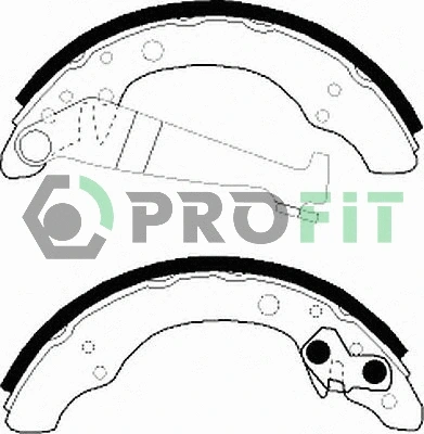 Brake Shoe Set (5001-0150)
