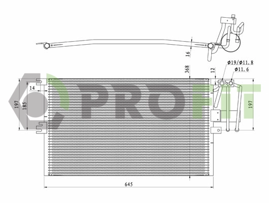 Condenser, air conditioning (1770-0374)