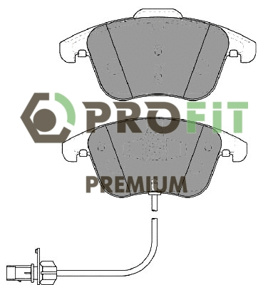 Brake Pad Set, disc brake (5005-4045)