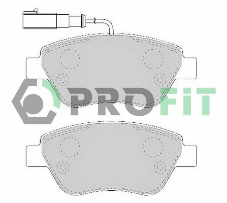 Brake Pad Set, disc brake (5000-1466)