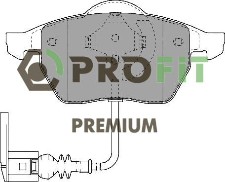 Brake Pad Set, disc brake (5005-1463)