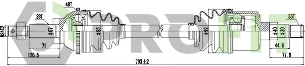 Drive Shaft (2730-3011)