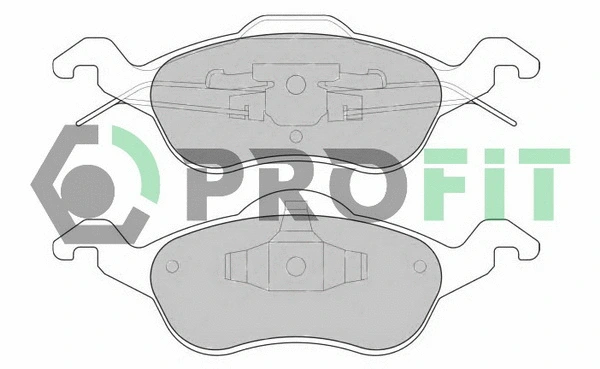Brake Pad Set, disc brake (5000-1318)