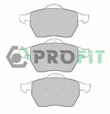 Brake Pad Set, disc brake (5000-1167 C)