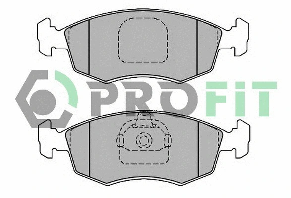 Brake Pad Set, disc brake (5000-1376 C)