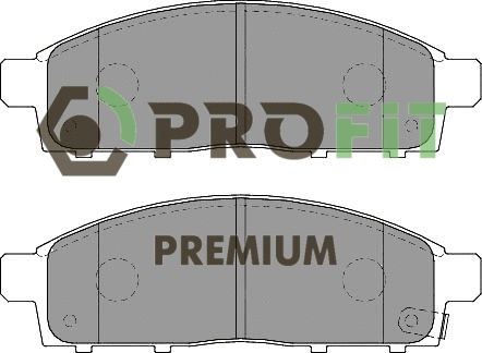 Brake Pad Set, disc brake (5005-2016)