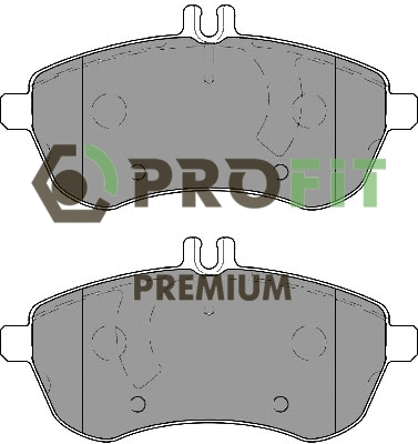 Brake Pad Set, disc brake (5005-4199)