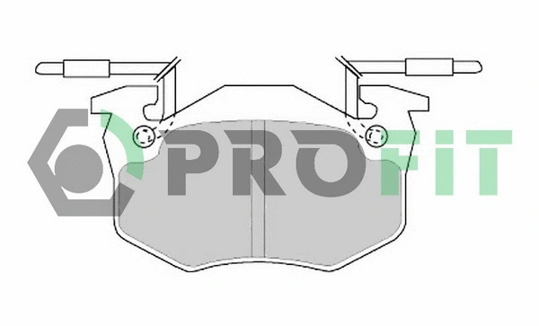 Brake Pad Set, disc brake (5000-0428)