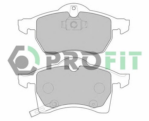 Brake Pad Set, disc brake (5000-1295 C)