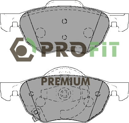Brake Pad Set, disc brake (5005-1704)