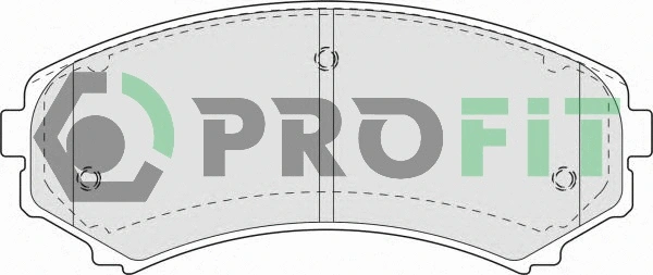 Brake Pad Set, disc brake (5000-1603 C)