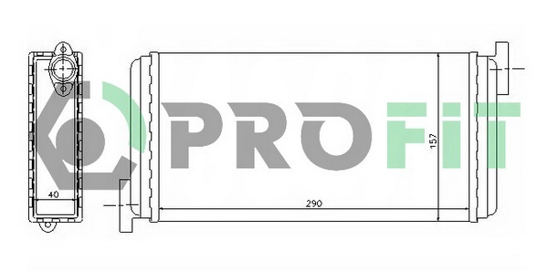 Heat Exchanger, interior heating (PR 3590N1)