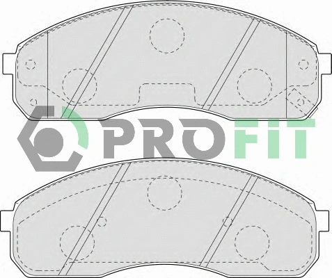 Brake Pad Set, disc brake (5000-1595)