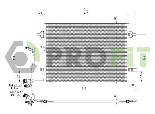 Condenser, air conditioning (1770-0002)