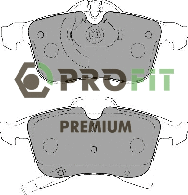 Brake Pad Set, disc brake (5005-1640)