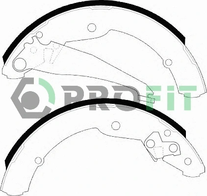 Brake Shoe Set (5001-0549)