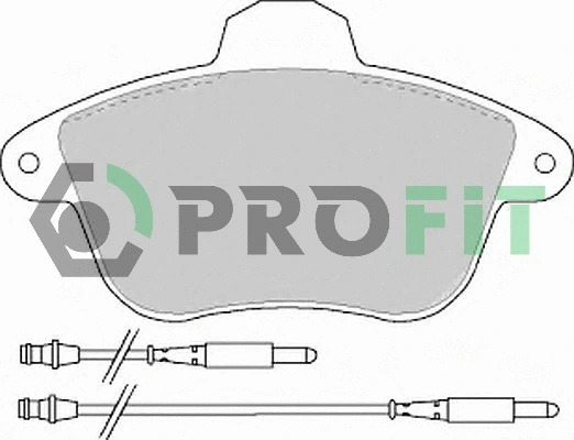Brake Pad Set, disc brake (5000-0746)
