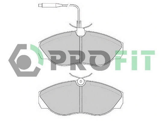 Brake Pad Set, disc brake (5000-0967 C)