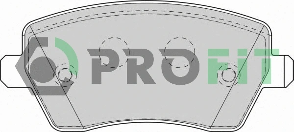 Brake Pad Set, disc brake (5000-1617 C)
