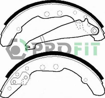 Brake Shoe Set (5001-0409)