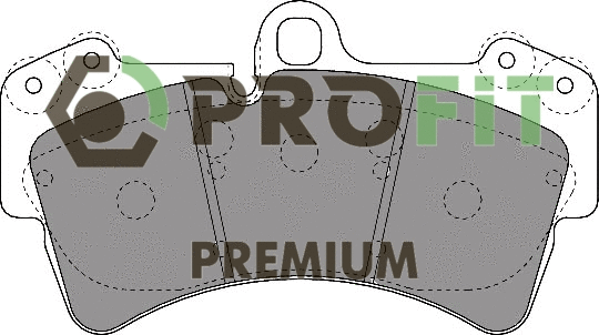 Brake Pad Set, disc brake (5005-1626)