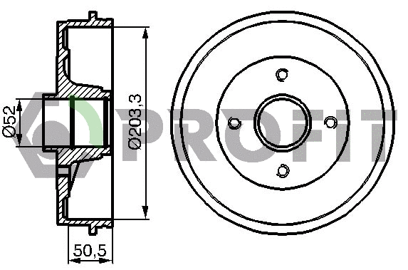 Brake Drum (5020-0076)