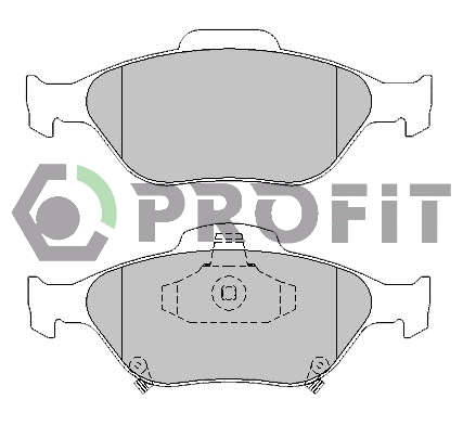 Brake Pad Set, disc brake (5000-1890)
