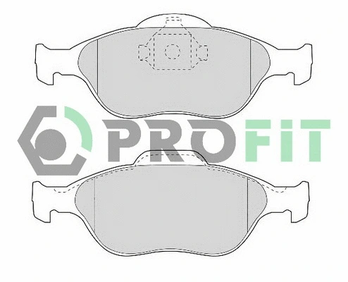 Brake Pad Set, disc brake (5000-1394 C)