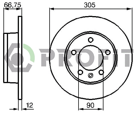 Brake Disc (5010-1272)