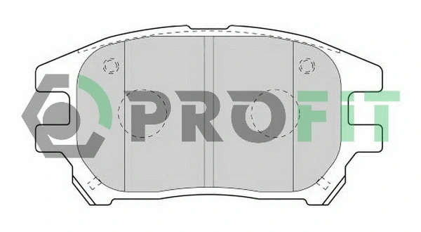 Brake Pad Set, disc brake (5000-1697 C)