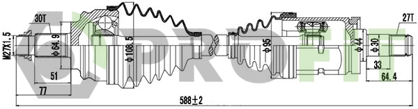 Drive Shaft (2730-0924)