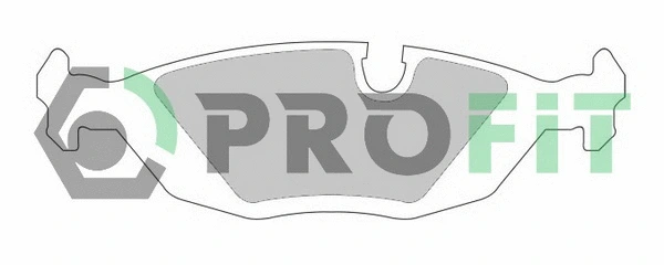 Brake Pad Set, disc brake (5000-0296)
