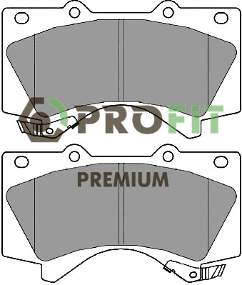 Brake Pad Set, disc brake (5005-4229)