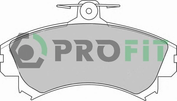 Brake Pad Set, disc brake (5000-1093 C)