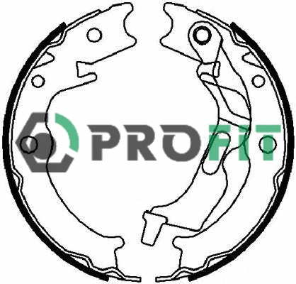 Brake Shoe Set (5001-4017)