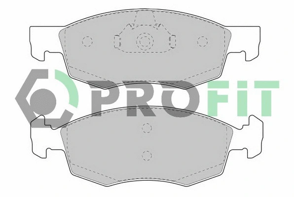 Brake Pad Set, disc brake (5000-1377 C)