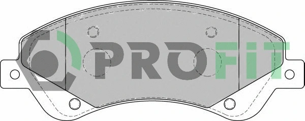 Brake Pad Set, disc brake (5000-1929)